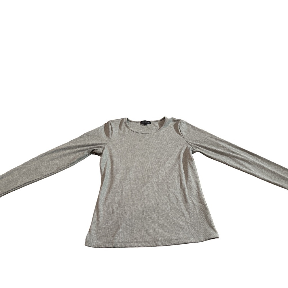 Women's Warehouse One Grey Long Sleeve Shirt Size Large